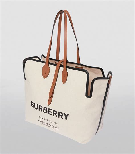 large tote burberry|burberry large belt tote bag.